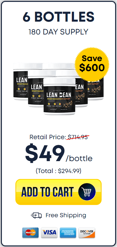 Buy LeanBean 6 Bottle